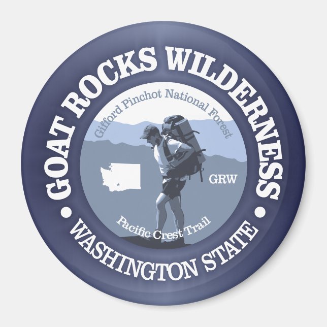Goat Rocks Wilderness (BG) Magnet (Front)