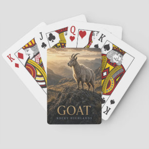 Goat Rocky Highlands Wildlife ANIMAL Playing Cards