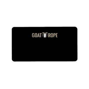 Goat Rope Goat Decoration Goat Gift Label