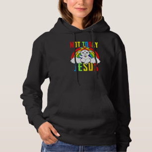 Goat Satanic Not Today Jesus Rainbow Satanism Hoodie