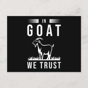 Goat Saying Funny Postcard