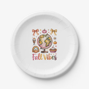 Goat Shirt Country Pumpkin Paper Plate