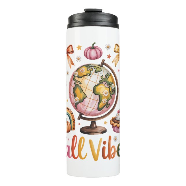 Goat Shirt Country Pumpkin Thermal Tumbler (Front)