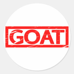 GOAT Stamp Classic Round Sticker