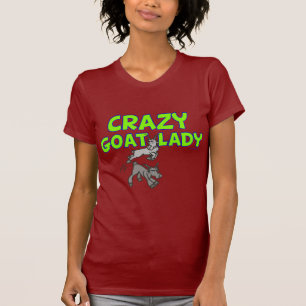 Goat T-shirt Crazy Goat Lady 5