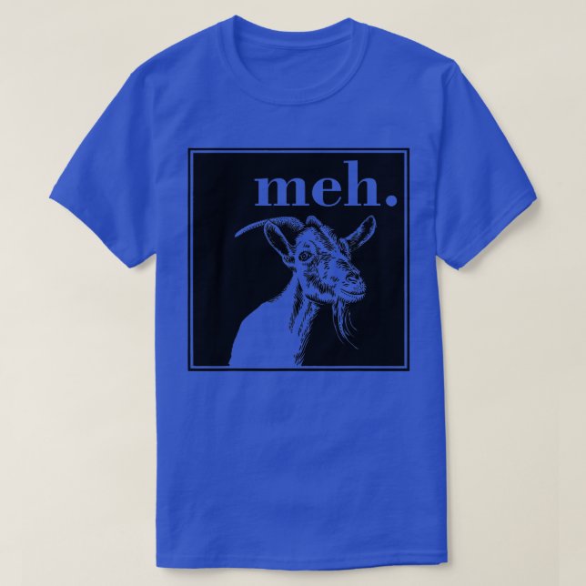 Goat Tees Goat Skull Animal Skull Meh Goat Farm An (Design Front)