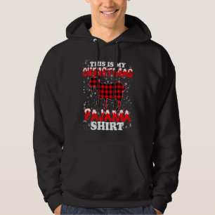Goat This Is My Christmas Pajama Xmas Hoodie