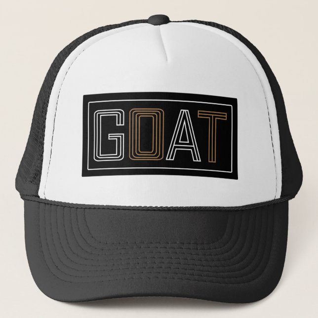 GOAT  TRUCKER HAT (Front)