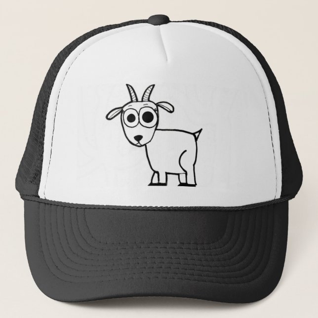 Goat Trucker Hat (Front)