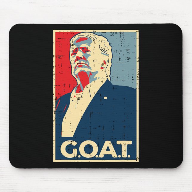 Goat Trump Poster 2024  Mouse Mat (Front)