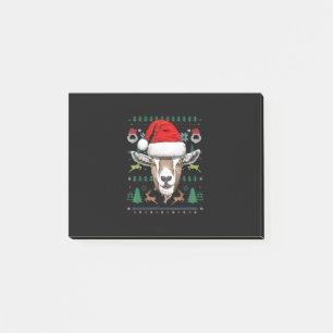 Goat Ugly Christmas Santa Xmas Gift Post-it Notes