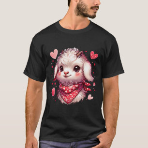 Goat Valentine Hearts  T-Shirt