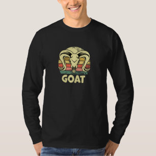 Goat Vintage Retro Illustration Funny Humourous An T-Shirt