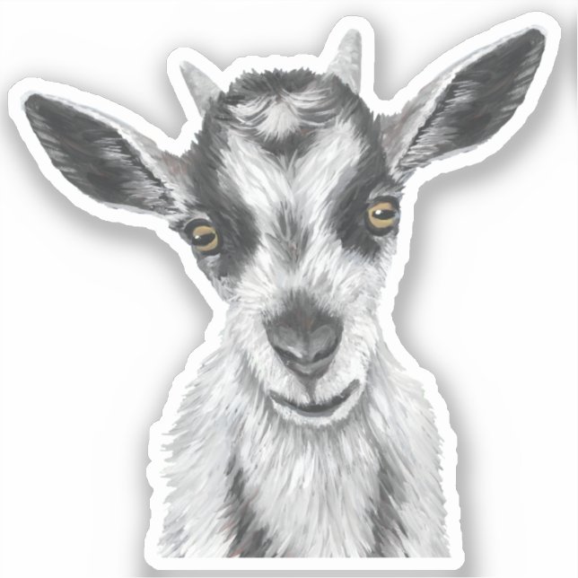 Goat Vinyl Sticker (Front)