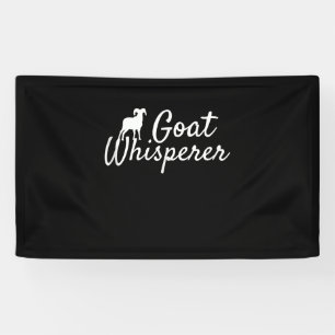 Goat Whisperer Cute Goat Lover Farm Animal Farming Banner