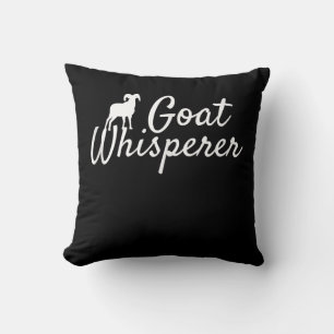 Goat Whisperer Cute Goat Lover Farm Animal Farming Cushion