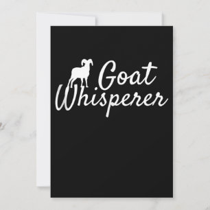 Goat Whisperer Cute Goat Lover Farm Animal Farming Holiday Card