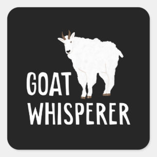 Goat Whisperer Funny Goat Farm Tshirt Pet Goat Square Sticker