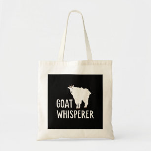 Goat Whisperer  Funny Goat Farm Tshirt  Pet Goat Tote Bag