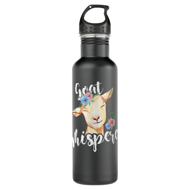 Goat Whisperer - Goat  710 Ml Water Bottle (Front)