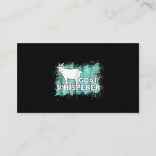 Goat Whisperer Goats Farmer Business Card