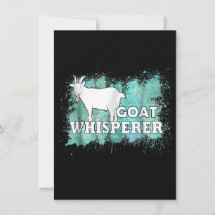 Goat Whisperer Goats Farmer Invitation