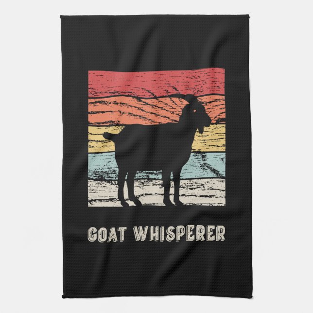 Goat Whisperer Tea Towel (Vertical)