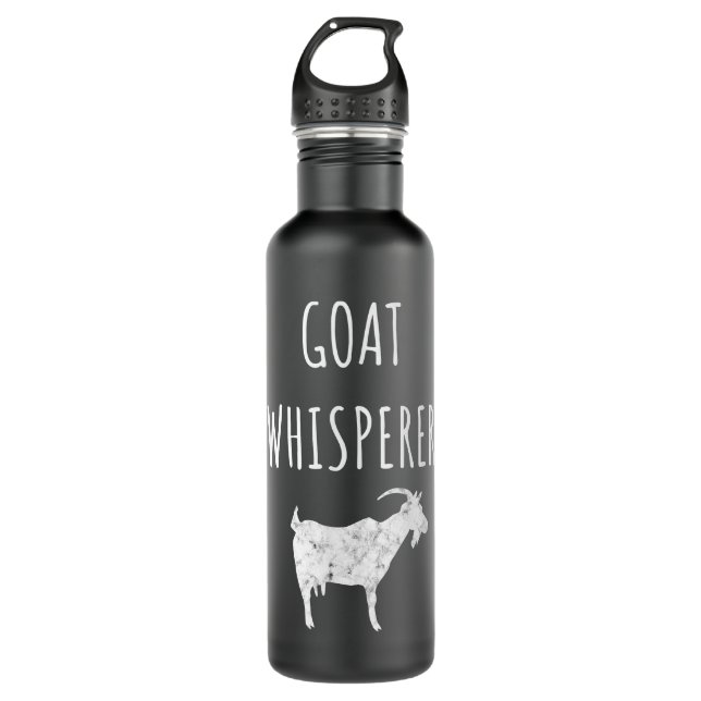 Goat Whisperer Yoga Farm Farming Farmer Wild Lives 710 Ml Water Bottle (Front)