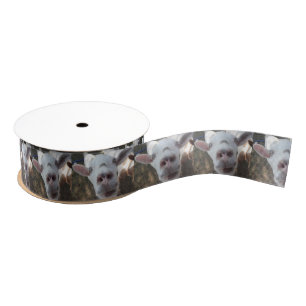 Goat Who Stared at Man Ribbon Grosgrain Ribbon