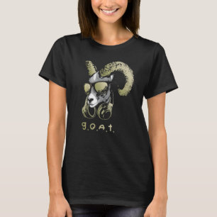 Goat With Sunglasses And Headphones 1 T-Shirt