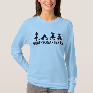 Goat Yoga Texas Women's Long Sleeve T-Shirt