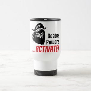 Goatee Powers Travel Mug