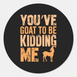 Goatlife Classic Round Sticker