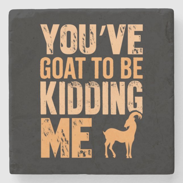 Goatlife Stone Coaster (Front)