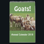 Goats Annual Calendar 2018<br><div class="desc">Goats Annual Calendar 2018</div>