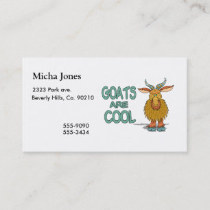 Goats Are Cool Business Card