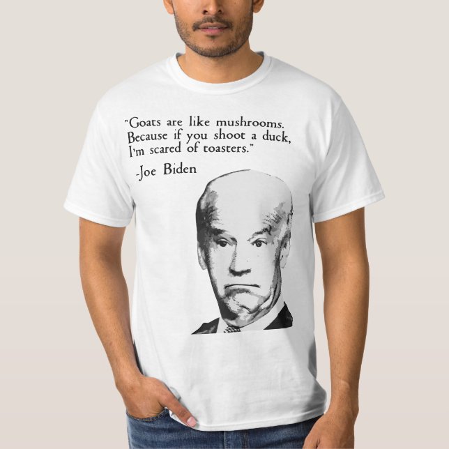 Goats Are Like Mushrooms Because You Shoot A Duck  T-Shirt (Front)