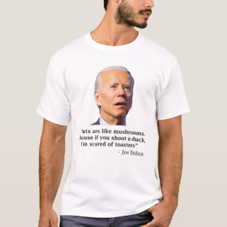 Goats Are Like Mushrooms Funny Joe Biden T-Shirt