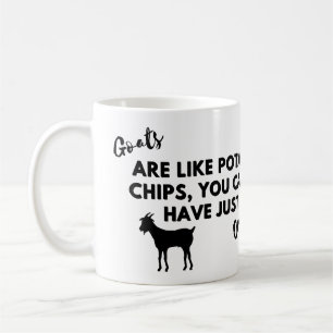 Goats Are Like Potato Chips Mug – Funny Goat Lover