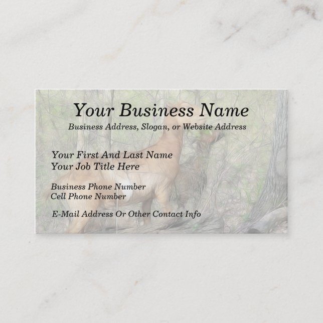 Goats At Work Business Card (Front)