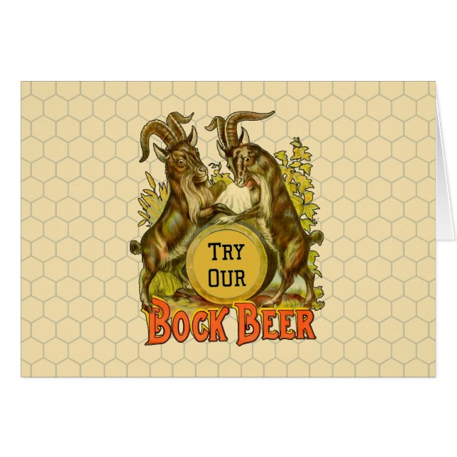 Goats Bock Beer Advertising (Front Horizontal)