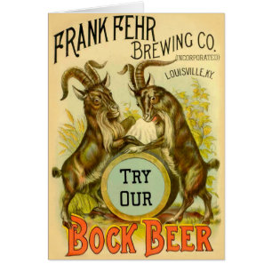 Goats Bock Beer Advertising