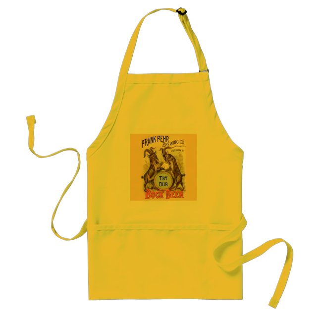 Goats Bock Beer Advertising Standard Apron (Front)