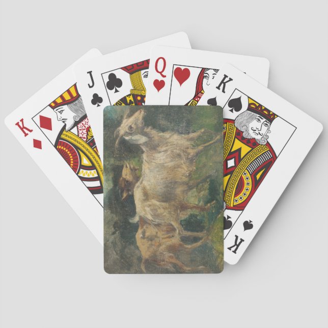 Goats (by Vincenzo Caprile) Playing Cards (Back)