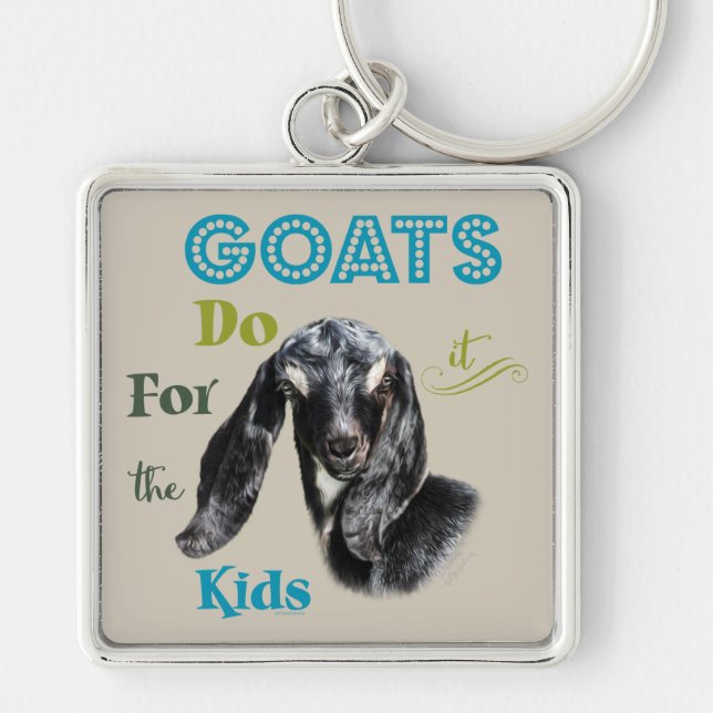 GOATS | Do it for the Kids GetYerGoat™ Key Ring (Front)