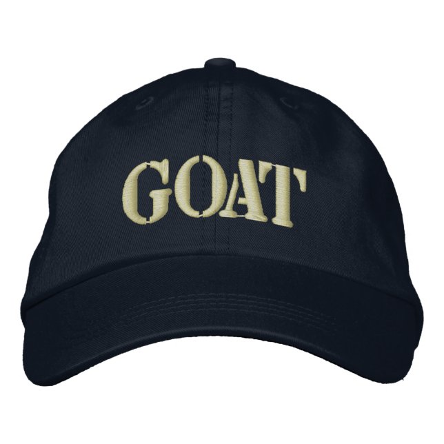 GOATS EMBROIDERED HAT (Front)