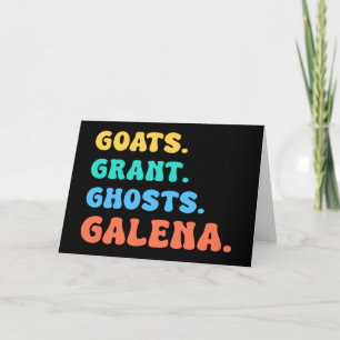 goats grant ghosts GALENA illinois Holiday Card