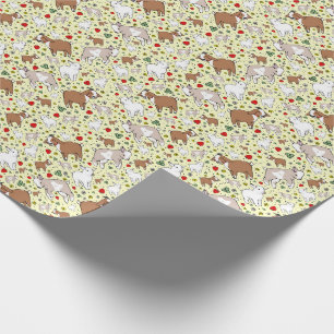 Goats in Yellow Wrapping Paper
