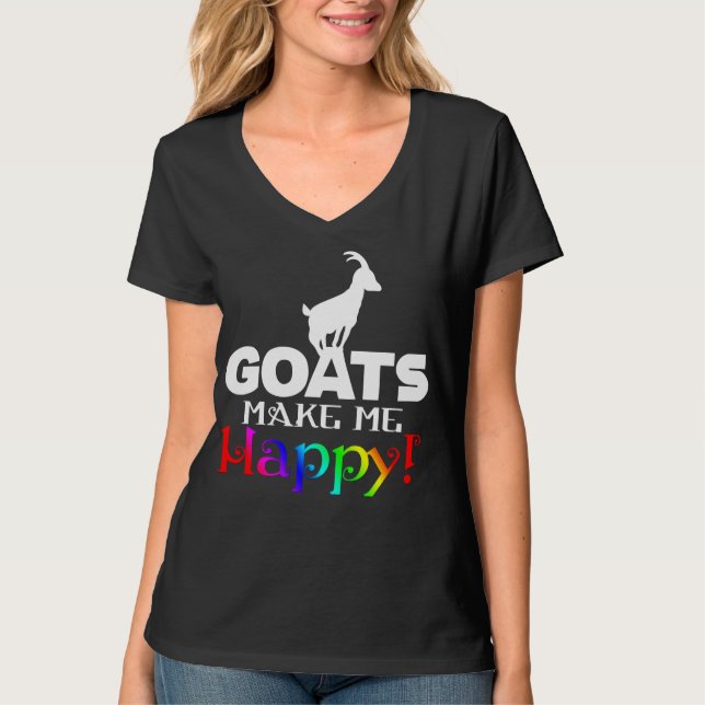 GOATS Make me Happy T-Shirt (Front)