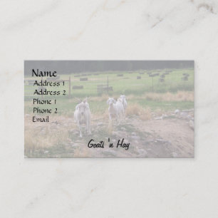 Goats 'n Hay Business Card